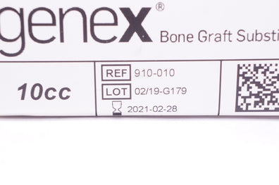 Biocomposites 910-010 Genex Bone Graft Substitute 10cc (x)